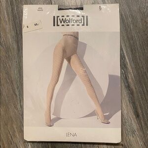 Wolford Black Lena Tights